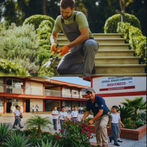 Jardinero para Centros educativos.